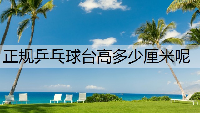 正规乒乓球台高多少厘米呢