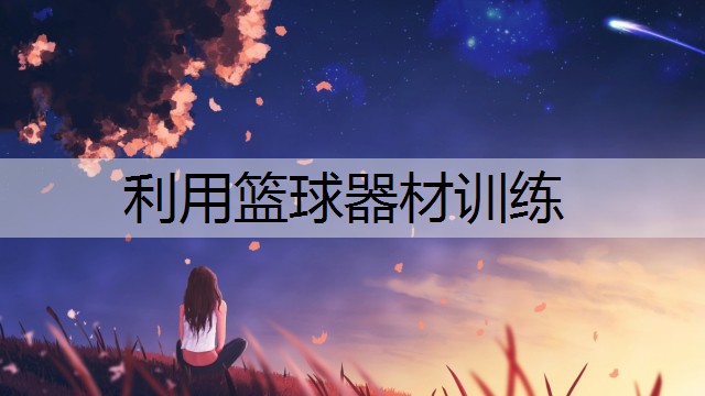 利用篮球器材训练
