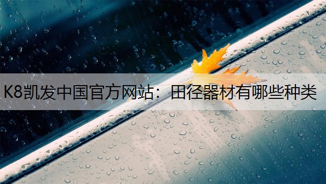 田径器材有哪些种类