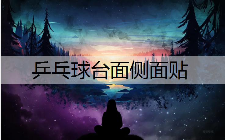 乒乓球台面侧面贴